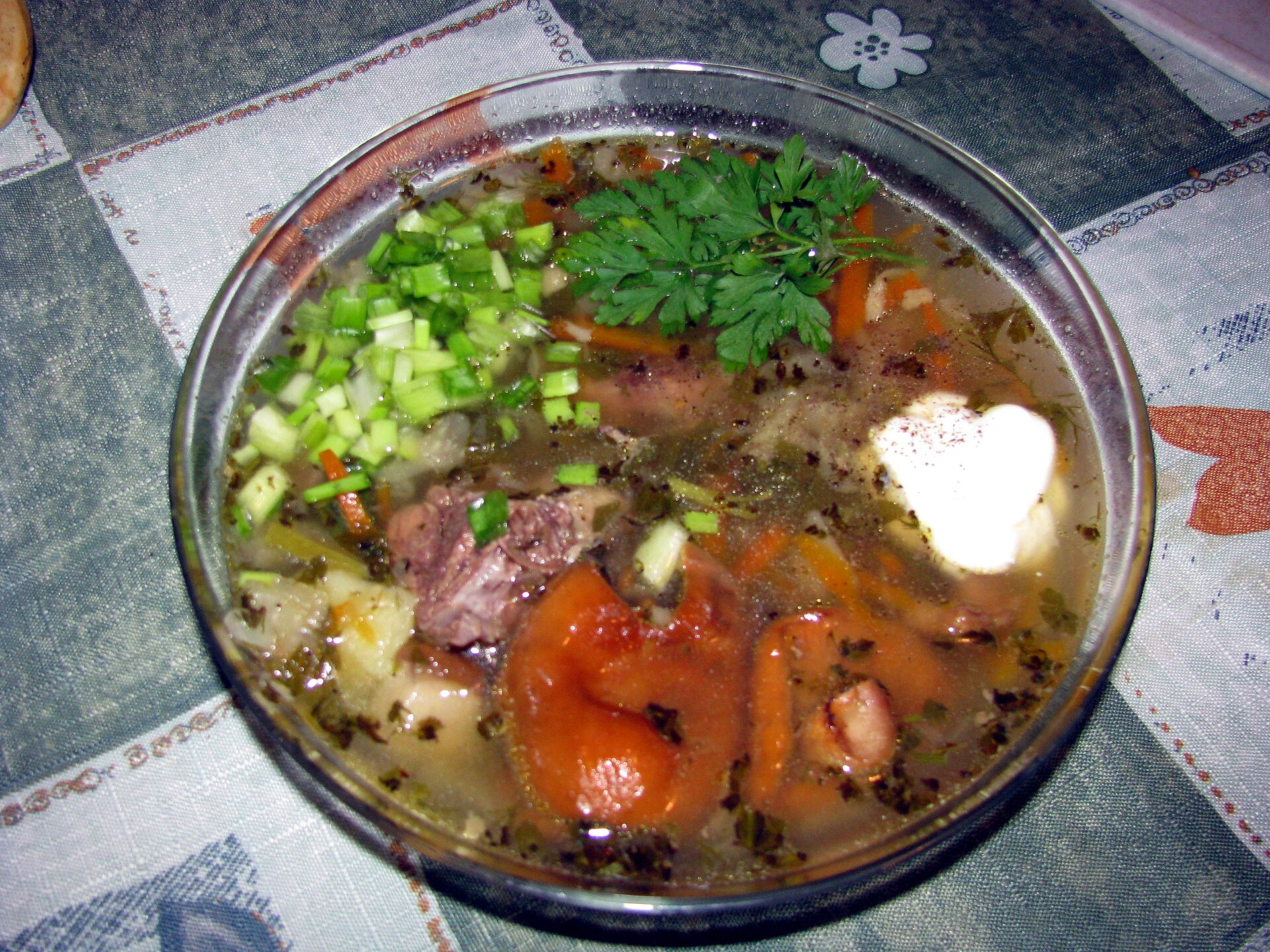 Блины с красной рыбой