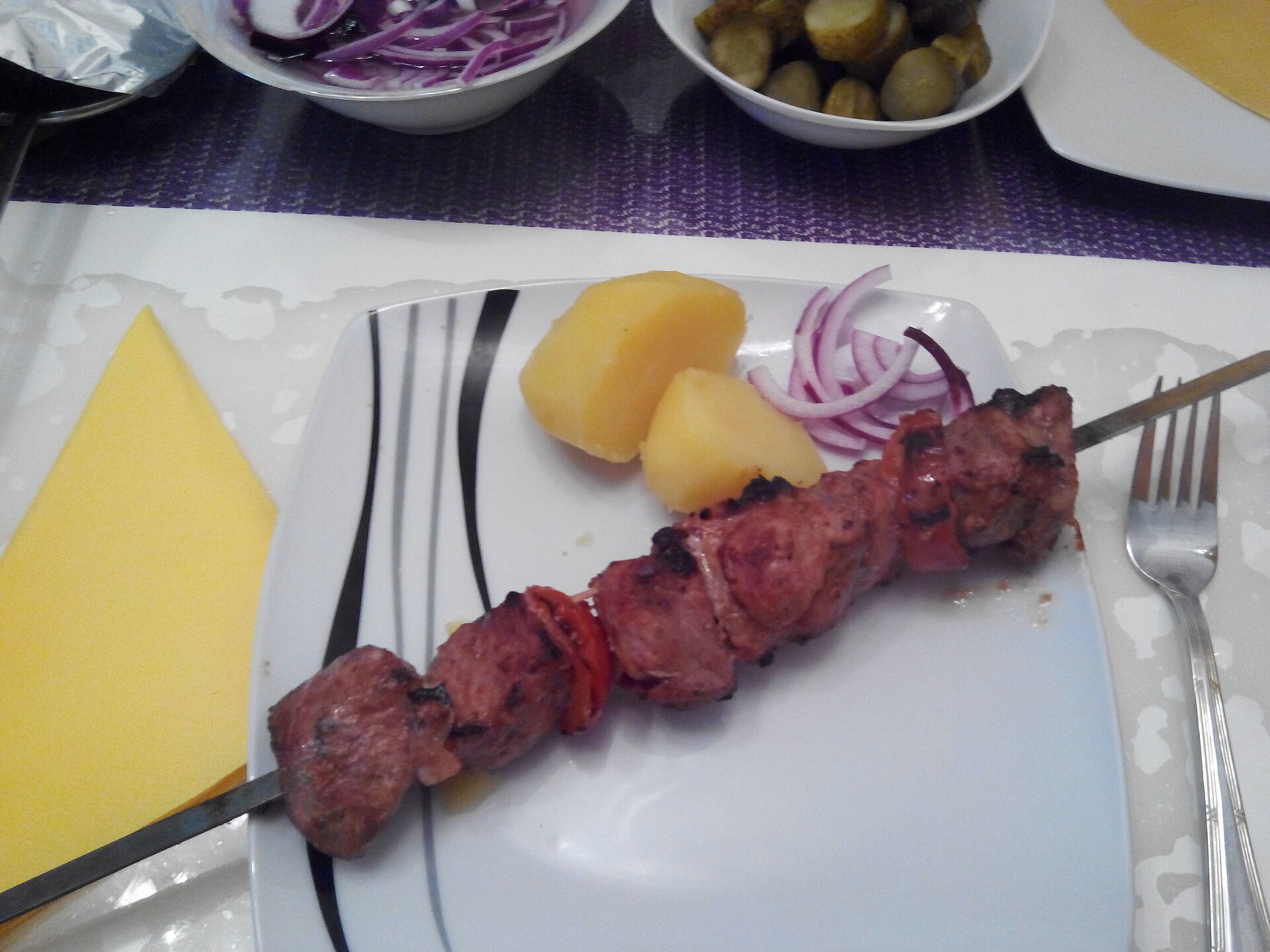 Шашлык из свинины